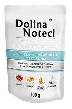 Dolina Noteci Premium z z cielęciną, pomidorami i makaronem - karma dla dorosłych psów - saszetka - 100 g