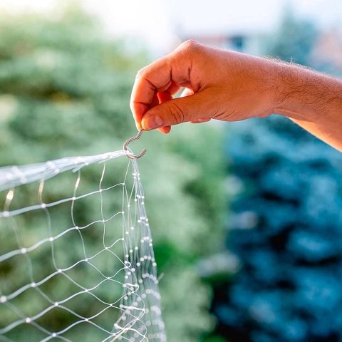FERPLAST Cat Net XS - siatka zabezpieczająca dla kota - balkon/okno - 200xh150 cm