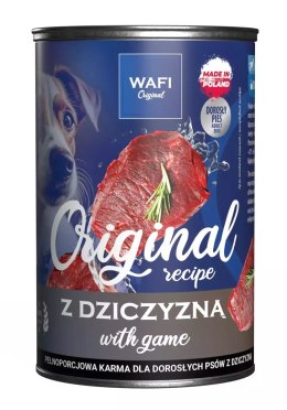 WAFI Puszka mielonka dla psa z dziczyzną 400g