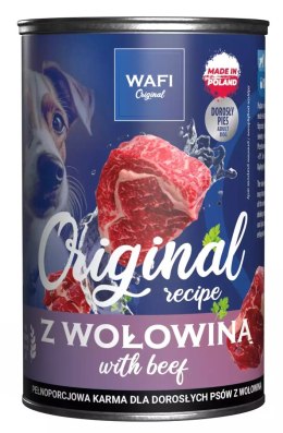 WAFI Puszka mielonka dla psa z wołowiną 400g
