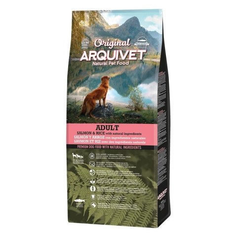 ARQUIVET Original Łosoś z ryżem - sucha karma dla psa - 12 kg