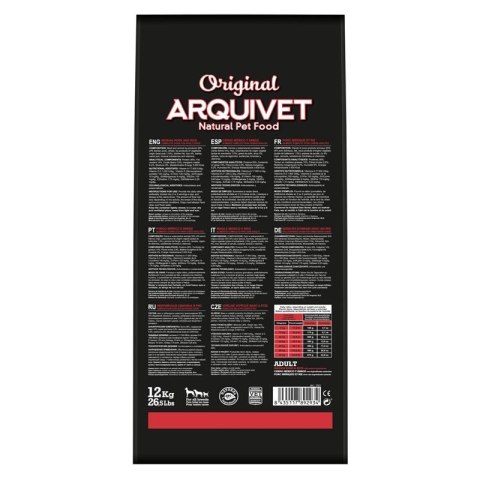 ARQUIVET Original wieprzowina iberyjska - sucha karma dla psa - 12 kg
