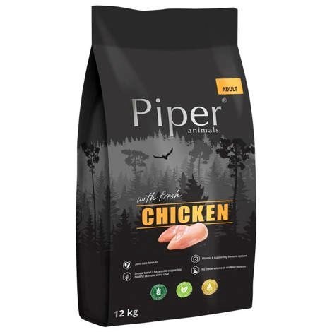 DOLINA NOTECI Piper Animals z kurczakiem - sucha karma dla psa - 12 kg