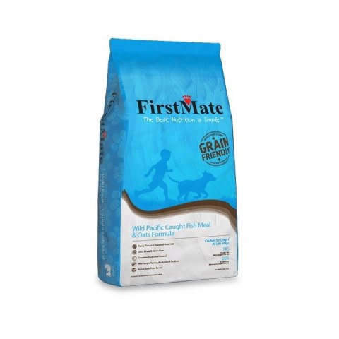 FirstMate Grain-Friendly Wild Pacific Caught Fish & Oats Formula - sucha karma dla psa - 11,4 kg