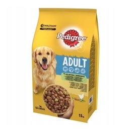 PEDIGREE Kurczak z warzywami - sucha karma dla psa - 15 kg