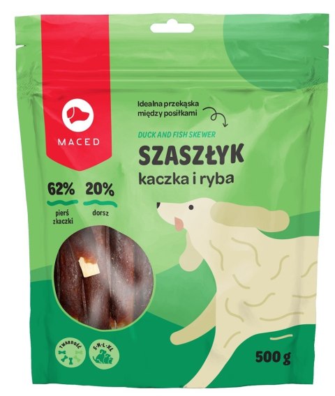 MACED Szaszłyk kaczka i ryba - przysmak dla psa - 500 g