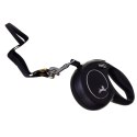 Smycz flexi automatyczna New Classic XS linka 3 m - dla psa do 8 kg, kolor czarny