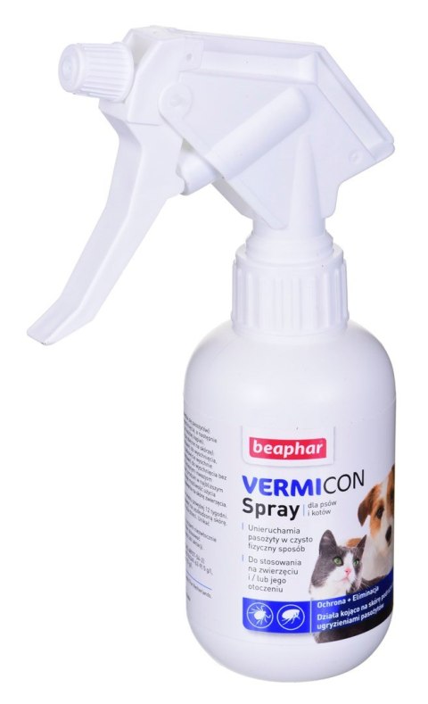 BEAPHAR - spray na pchły i kleszcze dla psa i kota - 250 ml