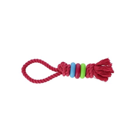 DINGO Pierścienie denta fresh 30cm różowa