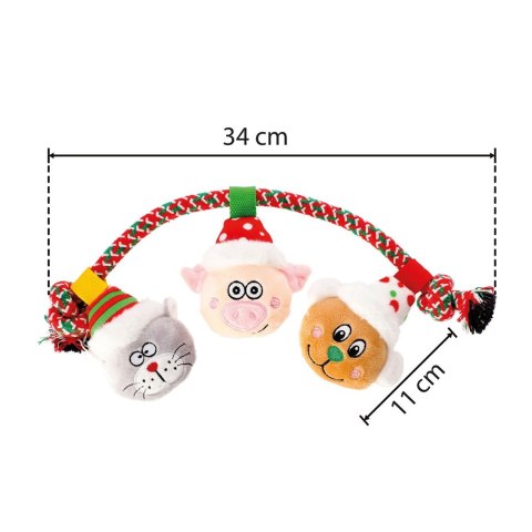DINGO Zabawka dla psa Pluszowa ELF BROTHERS 34cm