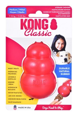 KONG CLASSIC Zabawka gryzak dla psa rasy średniej M