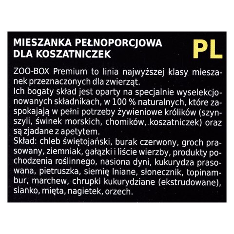 MEGAN Zoo-Box - karma dla koszatniczki - 420 g
