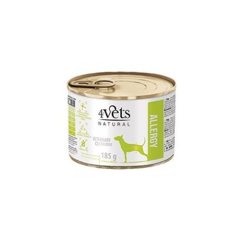 4VETS Natural Allergy Lamb Dog - mokra karma dla psa - 185 g