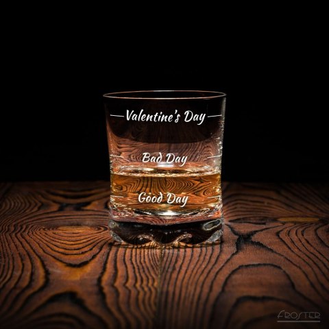 Szklanka do whisky Walentynki dla niej niego