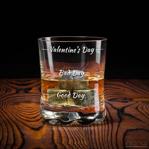 Szklanka do whisky Walentynki dla niej niego