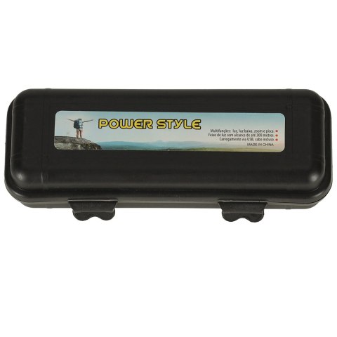 Latarka taktyczna wojskowa 800 lumenów LED ZOOM mocna USB akumulator