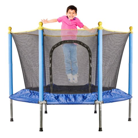 Trampolina ogrodowa dla dzieci siatka 140cm 55inch