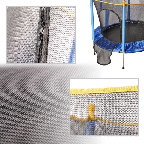 Trampolina ogrodowa dla dzieci siatka 140cm 55inch