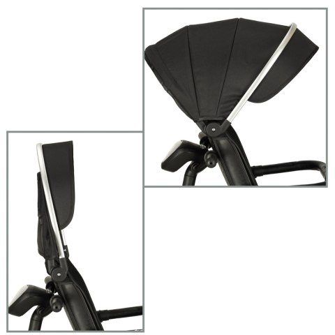 Rowerek trójkołowy TRIKE FIX Elite 2w1 rower spacerówka 6w1 czarny