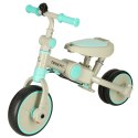 Rowerek trójkołowy TRIKE FIX V4 rower spacerówka rowerek biegowy 6w1 szary niebieski