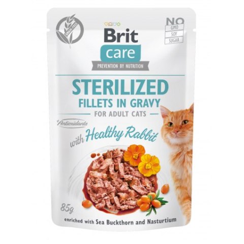 Brit Care Cat FG Sterilized Królik 85g