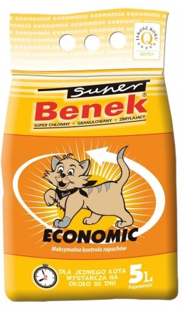 CERTECH Super Benek Economic - żwirek dla kota zbry (WYPRZEDAŻ)