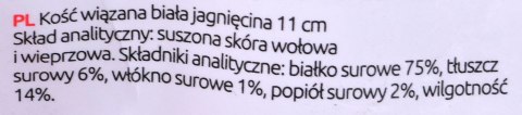 MACED Kość wiązana biała jagnięcina 11 cm - przysmak dla psa - 1 szt