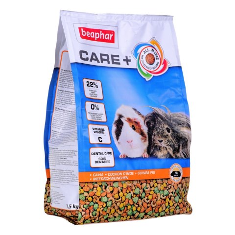 BEAPHAR Care+ Guinea Pig - karma dla świnek morskich - 1,5 kg (WYPRZEDAŻ)