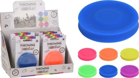 LATAJĄCY DYSK DO RZUCANIA MINI FRISBEE 6cm DLA DZIECI