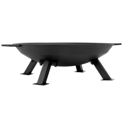 PALENISKO OGRODOWE Z UCHWYTAMI I POGRZEBACZEM METALOWE 46,5 CM