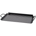 PŁYTA GRILLOWA RUSZT DO GRILLOWANIA TACA PATELNIA NA GRILLA PERFOROWANA 43X28 CM