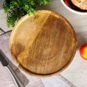 DESKA DREWNIANA / TACA DO SERWOWANIA NA NÓŻKACH 30 CM