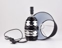 LAMPA NOCNA JET SILVER DO SYPIALNI h 38x22,5 cm