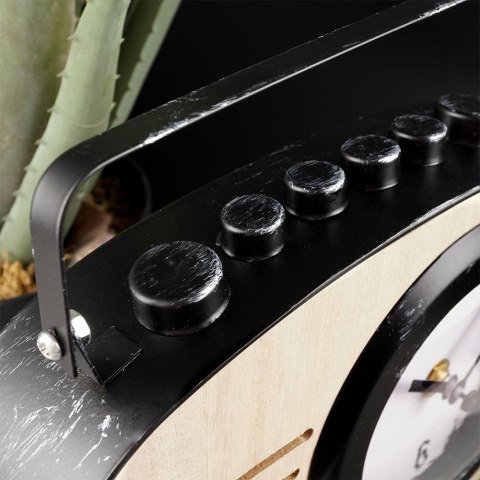 ZEGAR STOŁOWY RADIO RETRO DEKORACYJNY