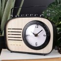 ZEGAR STOŁOWY RADIO RETRO DEKORACYJNY