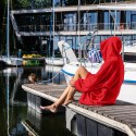 Bluzair SUPER MAMA - Bluza koc - Czerwony - prezent dla mamy na urodziny