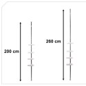 Półka łazienkowa narożna teleskopowa pod prysznic 320 cm