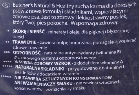 BUTCHER'S z wołowiną 10kg - sucha karma dla psa (WYPRZEDAŻ)