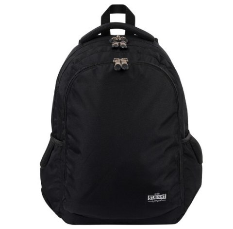 Plecak szkolny 3-komorowy 18 cali Black Vintage
