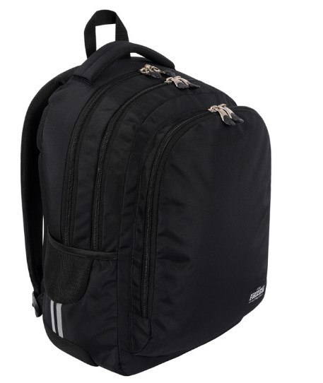 Plecak szkolny 3-komorowy 18 cali Black Vintage