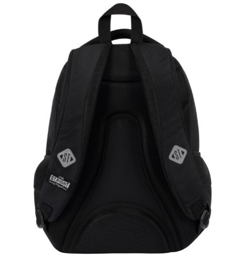 Plecak szkolny 3-komorowy 18 cali Black Vintage