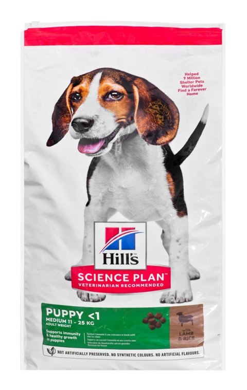 HILL'S Canine Puppy Lamb & Rice - sucha karma dla psa - 14kg