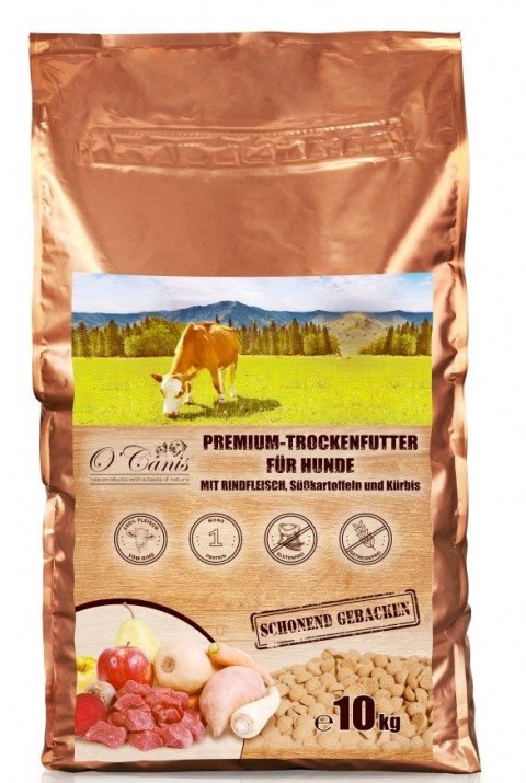 O'Canis karma pieczona, z wołowiną 10kg (WYPRZEDAŻ)