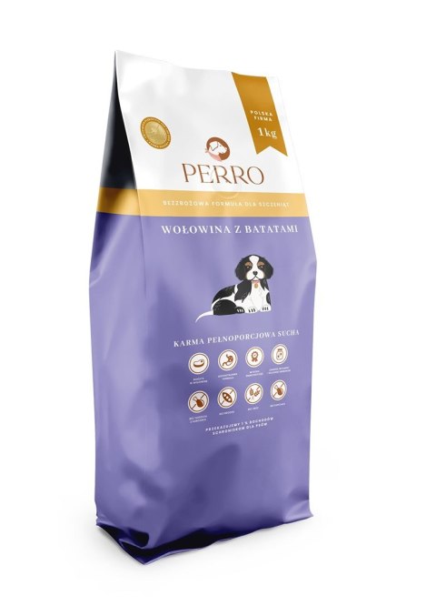 PERRO Wołowina z batatami dla szczeniąt 1 kg