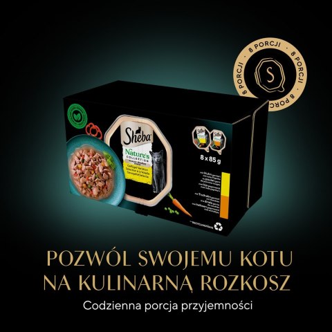 SHEBA Nature's Collection Drobiowe Smaki 8x85g