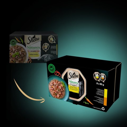 SHEBA Nature's Collection Drobiowe Smaki 8x85g