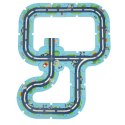 Puzzle tor samochodowy policja ulica samochód z napędem 47 elementów