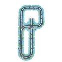 Puzzle tor samochodowy policja ulica samochód z napędem 47 elementów