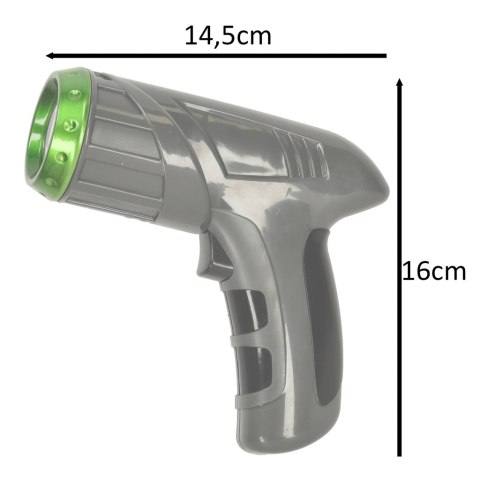 Samochód zdalnie sterowany na pilot laser jeździ po ścianie suficie szary