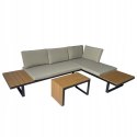 Zestaw mebli ogrodowych Nuforma narożnik sofa stolik